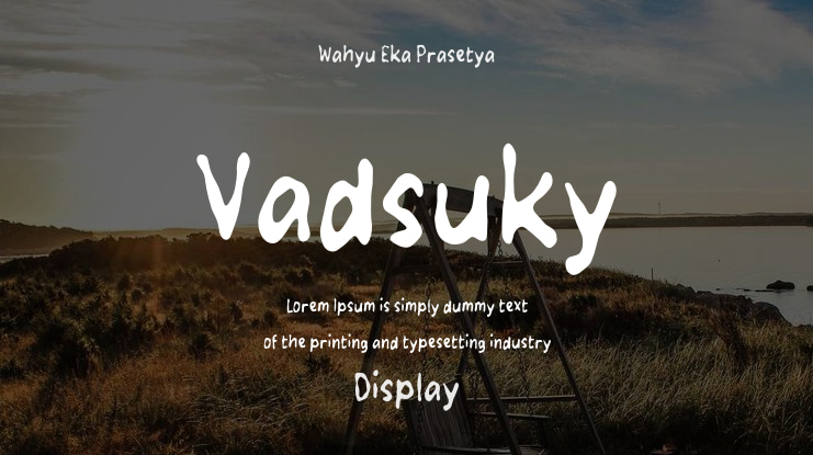 Vadsuky Font