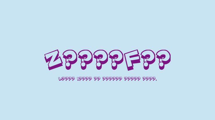 ZoinkFat Font