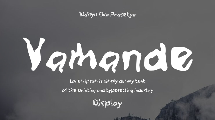 Vamande Font