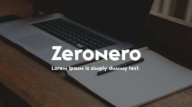 Zeronero Font