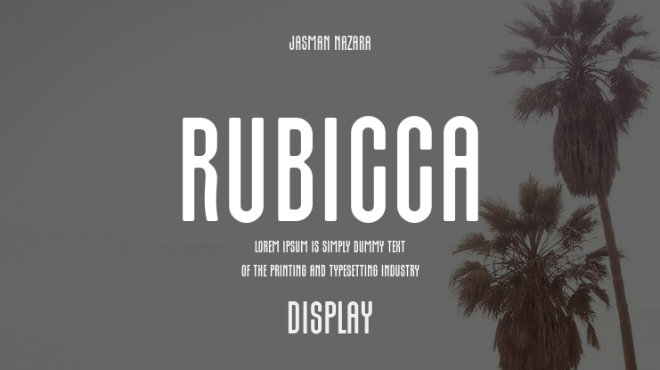 Rubicca Font