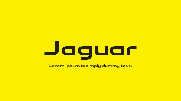 Jaguar Font