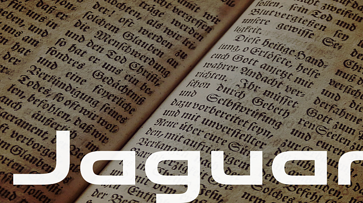 Jaguar Font