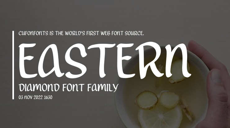 Eastern Diamond Font