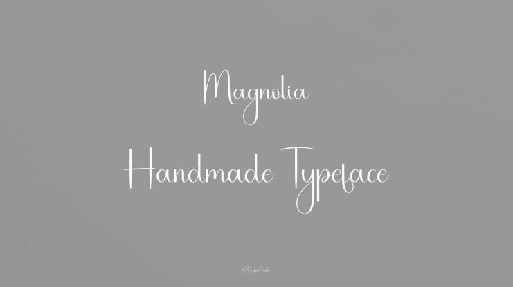 Magnolia Handmade Font