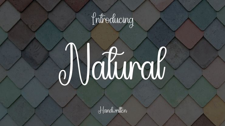 Natural Font
