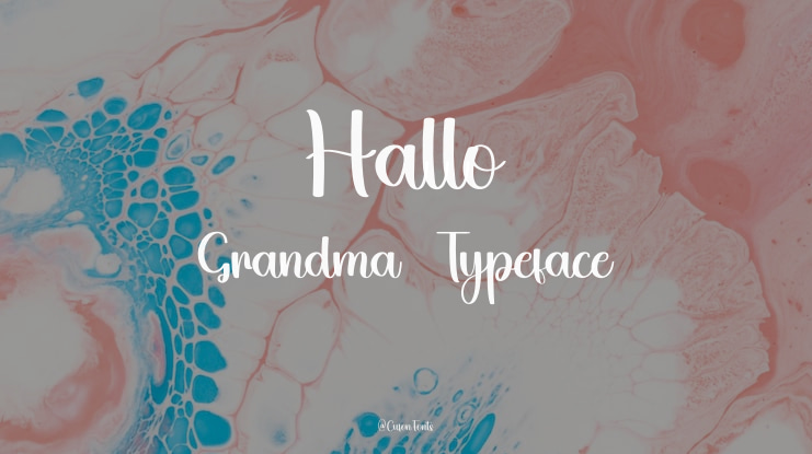 Hallo Grandma Font