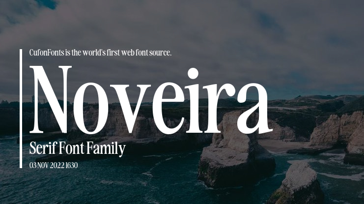 Noveira Serif Font