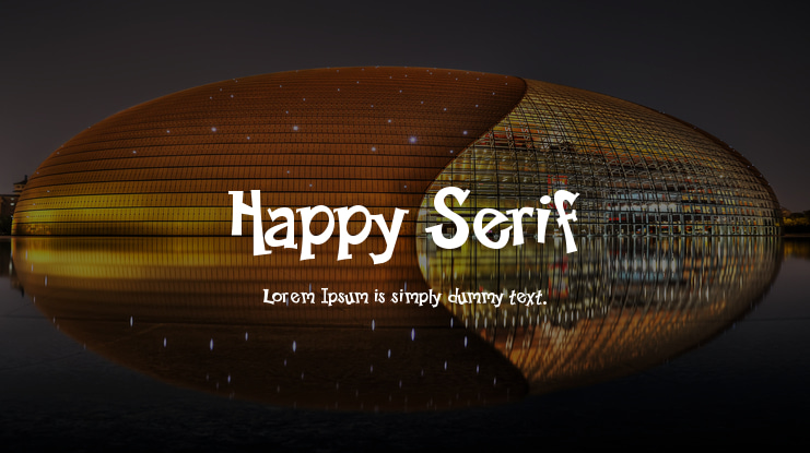 Happy Serif Font