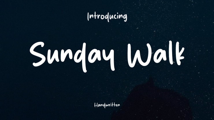 Sunday Walk Font