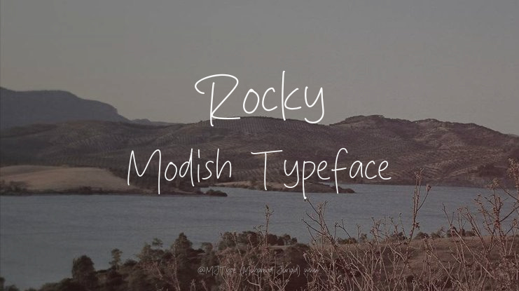 Rocky Modish Font