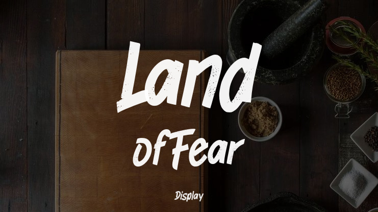Land of Fear Font