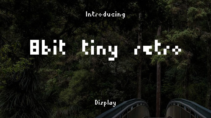 8bit_tiny_retro Font