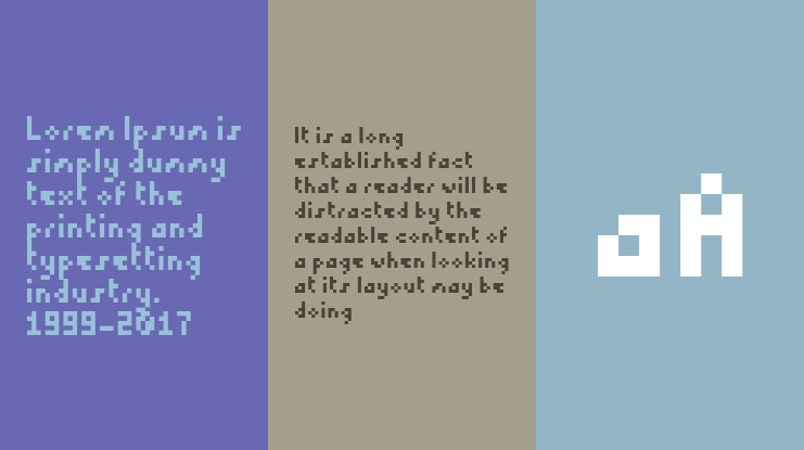 8bit_tiny_retro Font