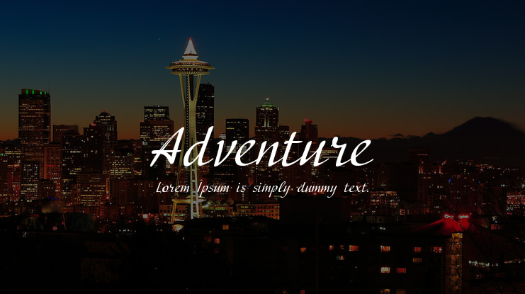 Adventure Font