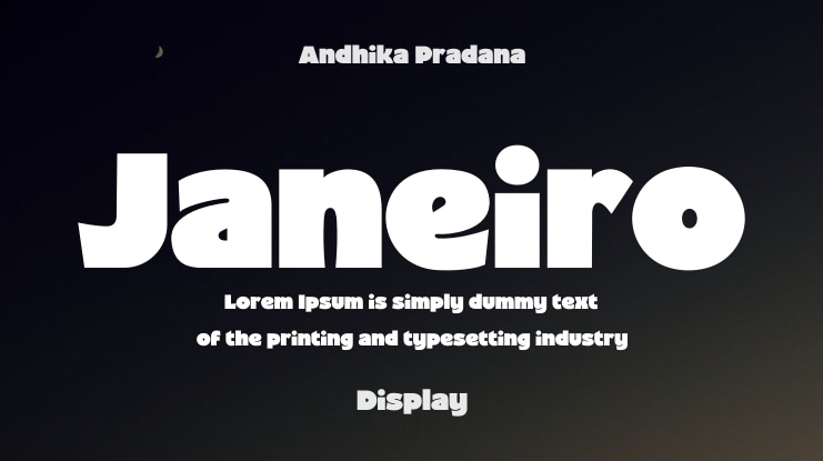 Janeiro Font