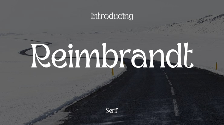 Reimbrandt Font