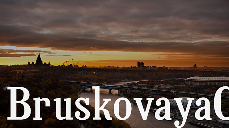 BruskovayaC Font