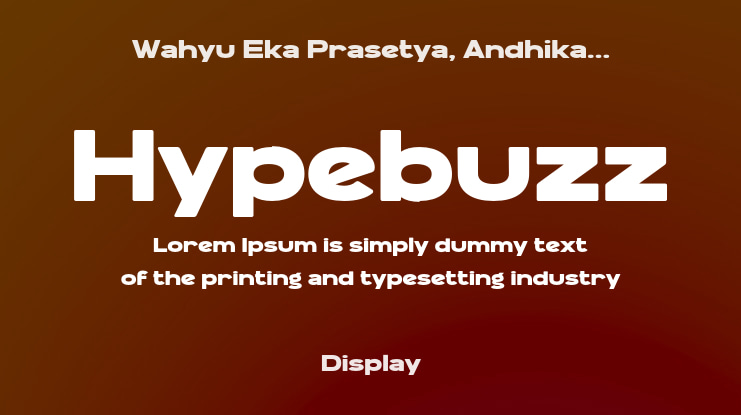 Hypebuzz Font