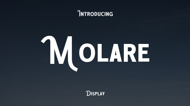 Molare Font