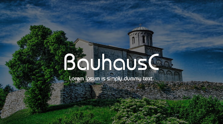 BauhausC Font