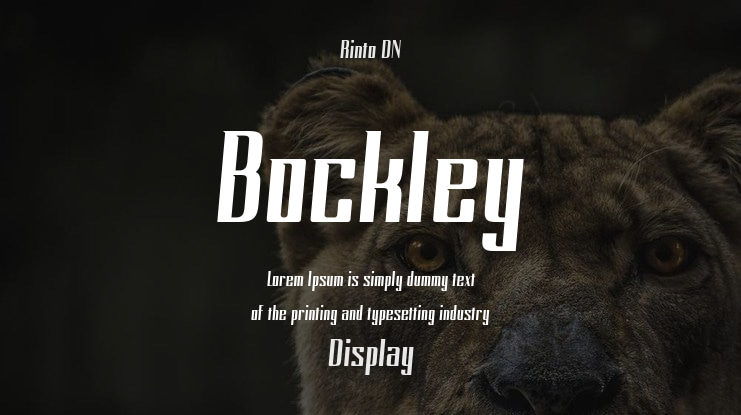 Bockley Font