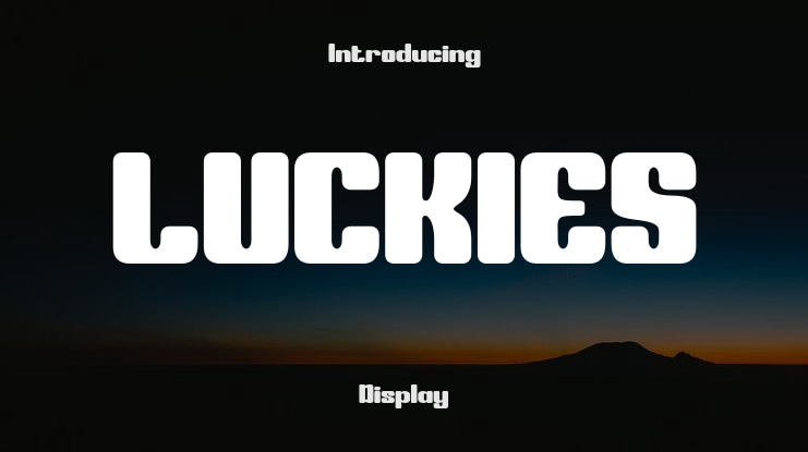 LUCKIES Font