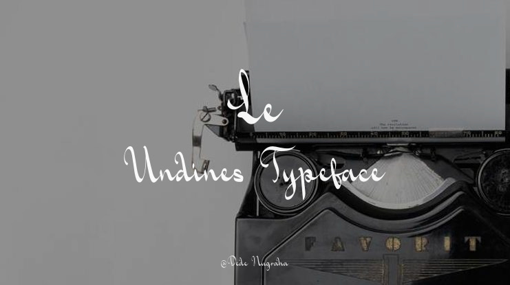 Le Undines Font