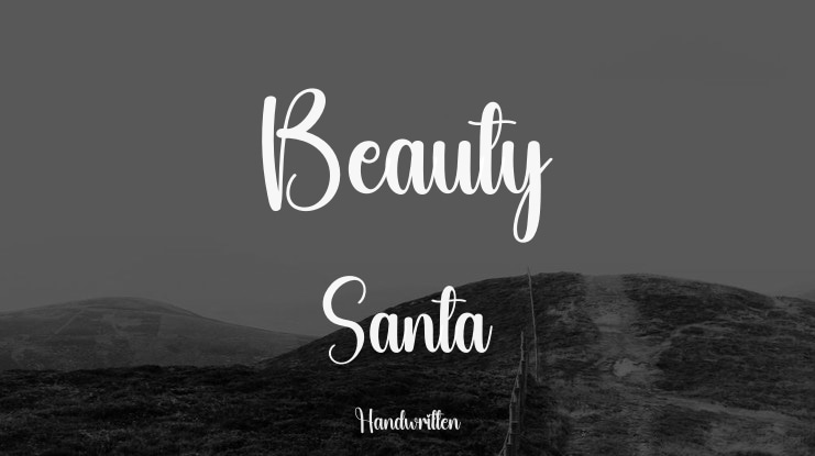 Beauty Santa Font
