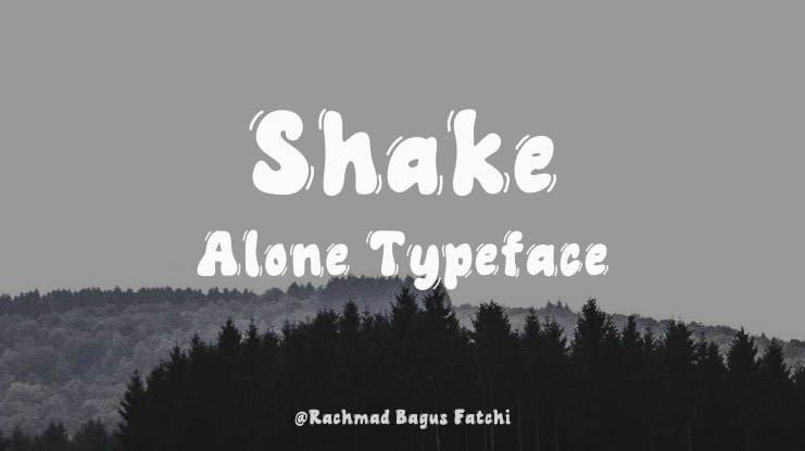 Shake Alone Font