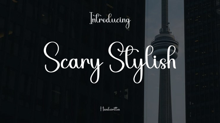 Scary Stylish Font