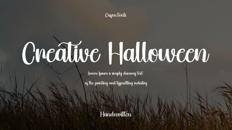 Creative Halloween Font