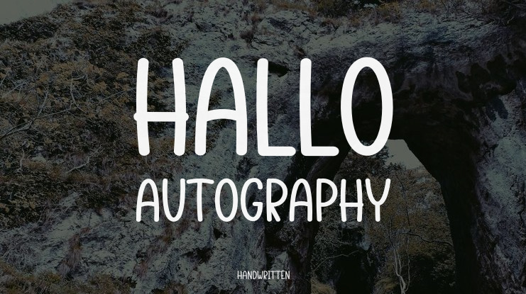 Hallo Autography Font