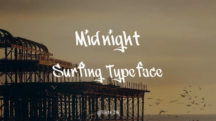Midnight Surfing Font