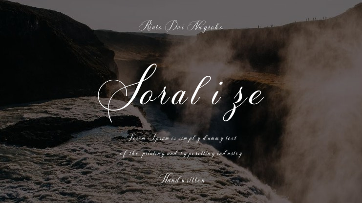 Soralize Font