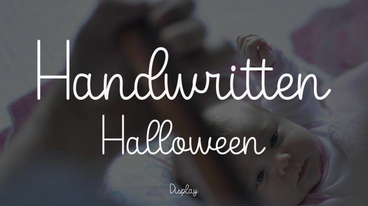 Handwritten Halloween Font