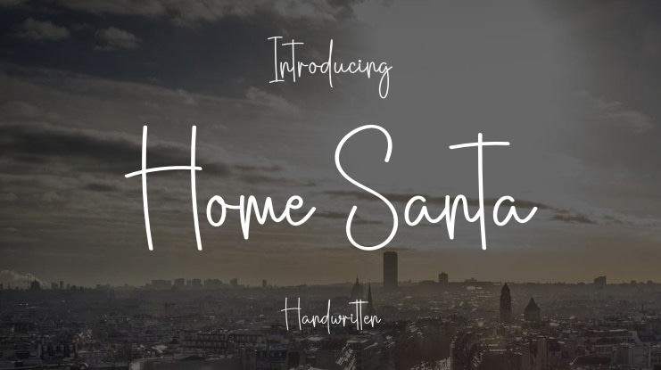 Home Santa Font