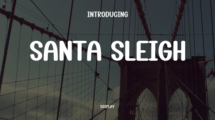 Santa Sleigh Font