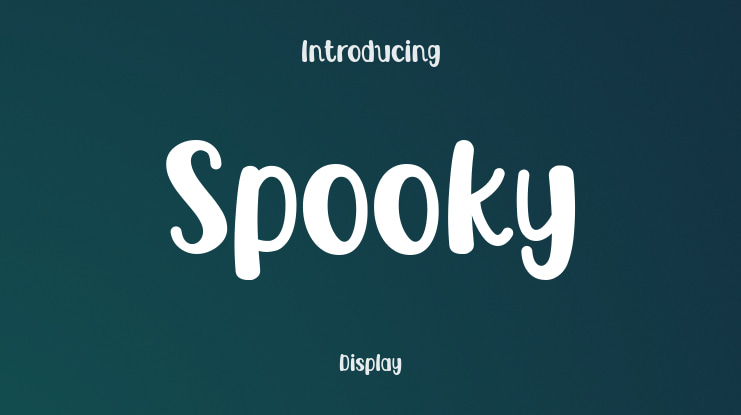 Spooky Font