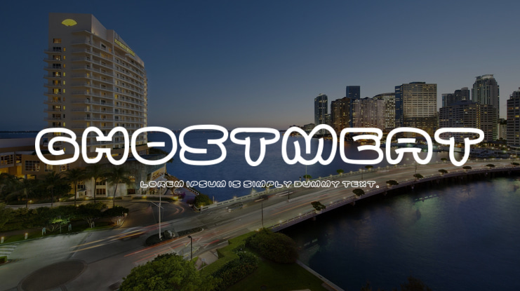 Ghostmeat Font