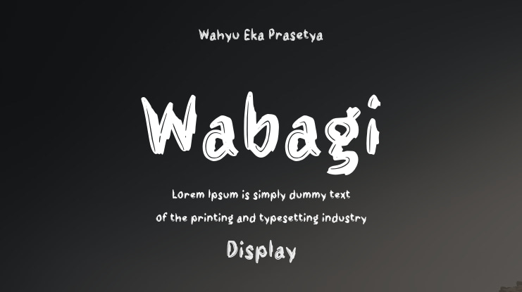 Wabagi Font