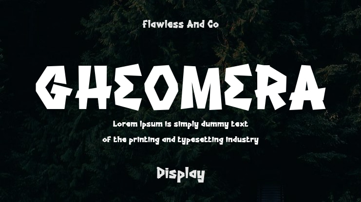 GHEOMERA Font
