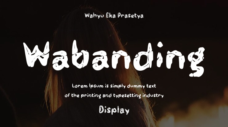 Wabanding Font