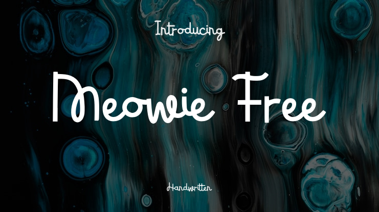 Meowie Free Font