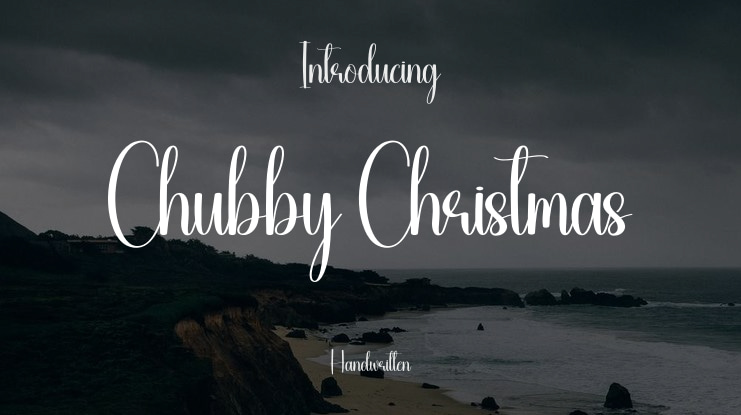 Chubby Christmas Font