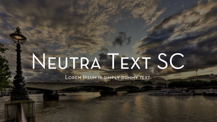 neutra text light sc