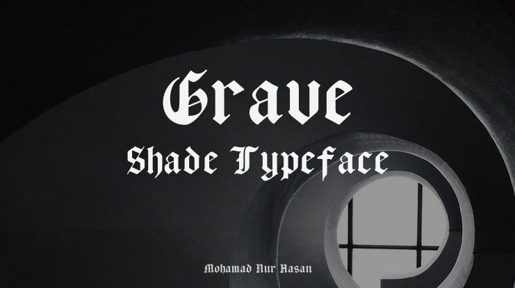 Grave Shade Font
