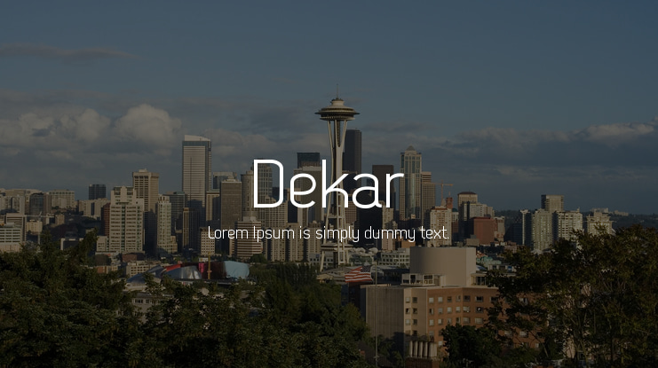 Dekar Font