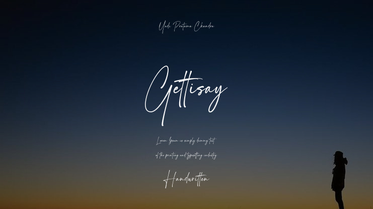 Gettisay Font