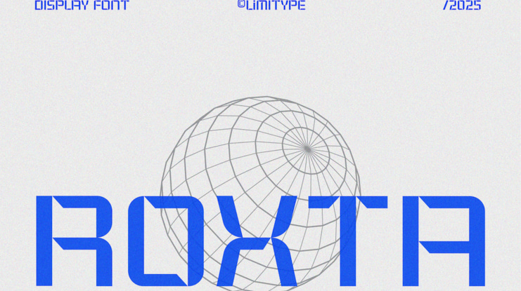 Roxta Digital Font